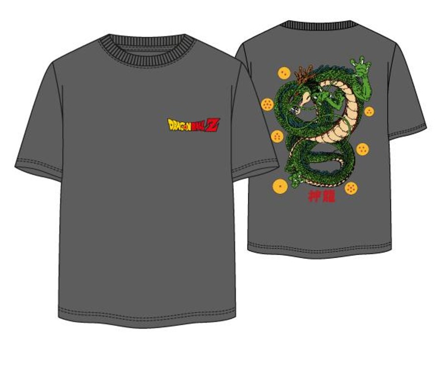 Kleding ShopForGeek | Dragon Ball - Shenron - Unisex T-Shirt Grey (Xl)