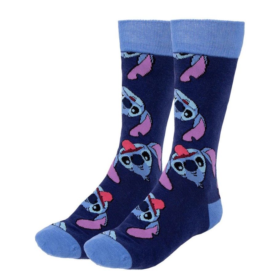 Kleding Cerda | Stitch - Happy - 3 Pairs Socks Pack (Size 40-46)