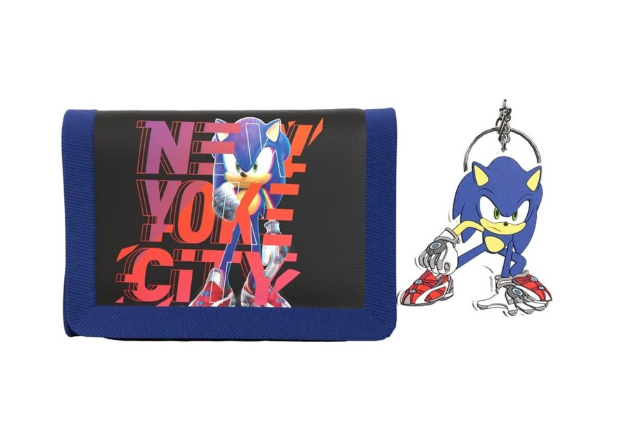 Accessoires CYP | Sonic - Gift Box - Set Of Wallet + Rubber Keyring - 2 Stk.