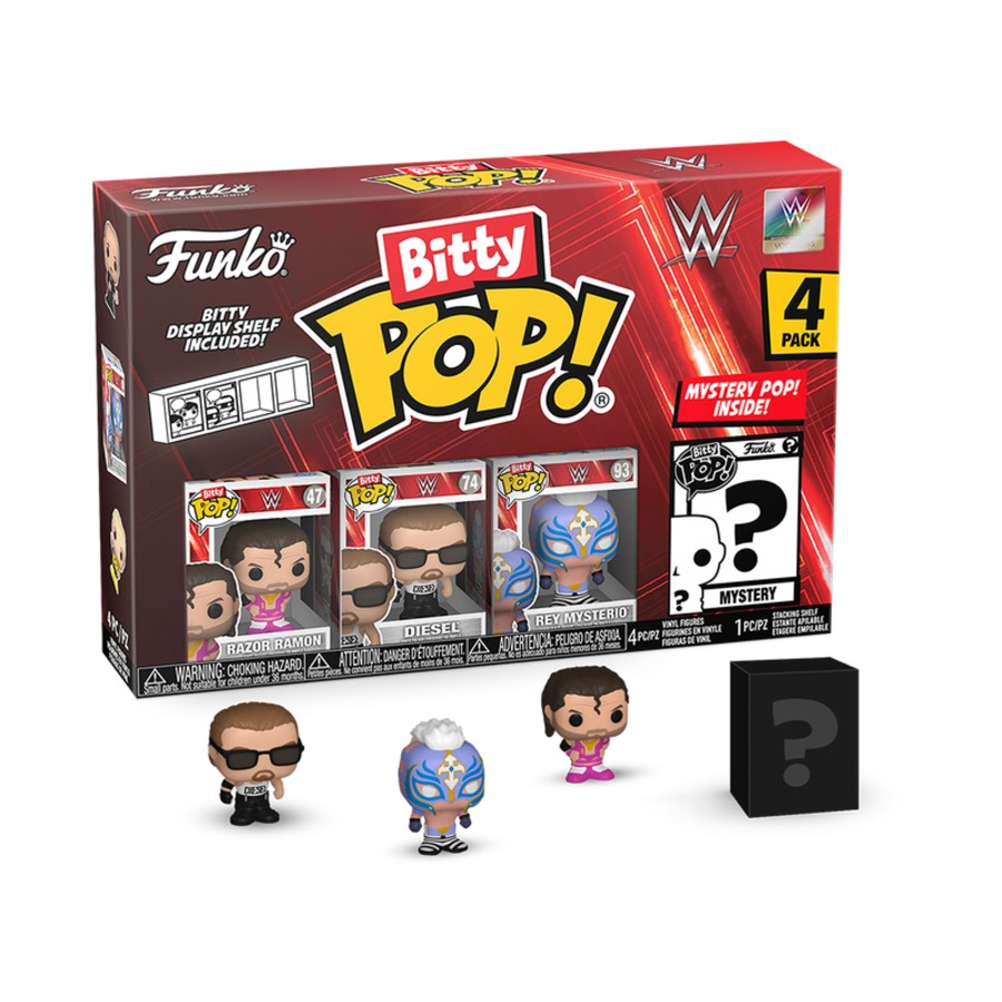 Figuren Funko | Wwe - Bitty Pop 4 Pack 2.5Cm - Razor Ramon