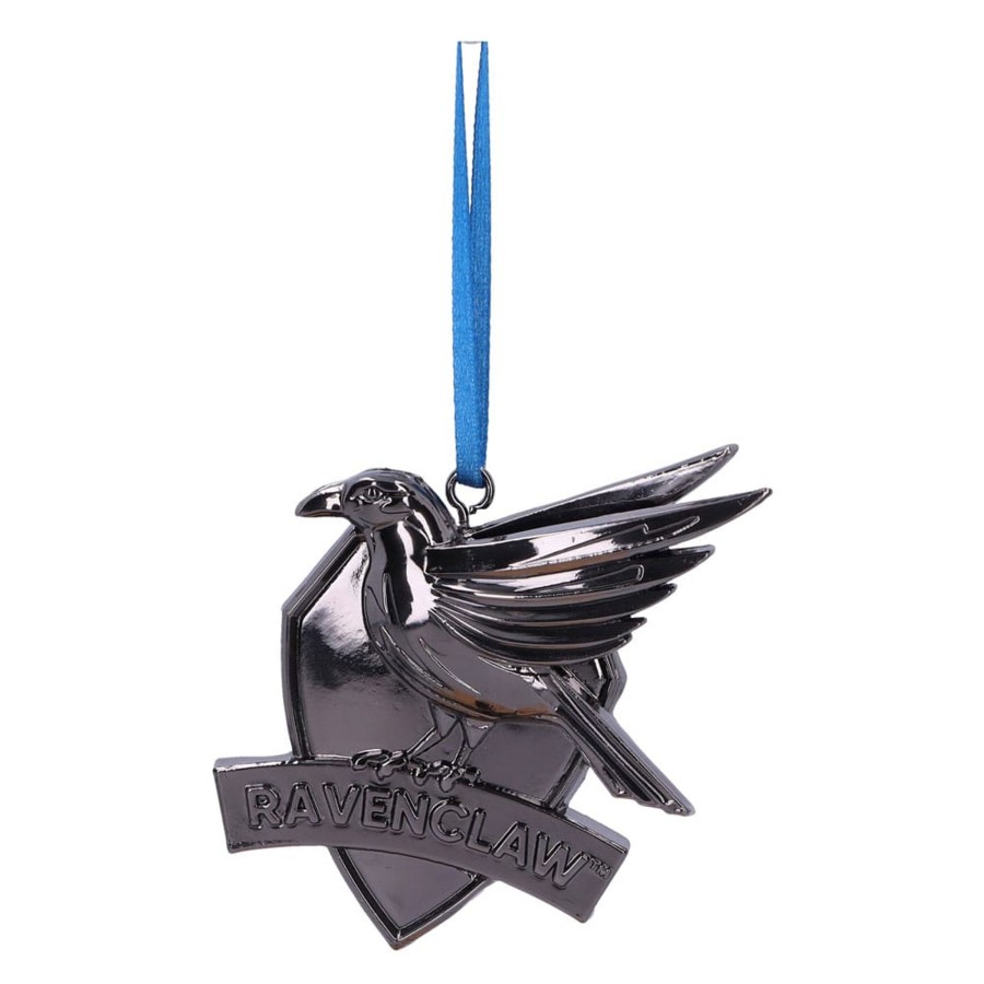 Decoratie Nemesis | Harry Potter - Ravenclaw Crest (Silver) - Hanging Ornament 7Cm