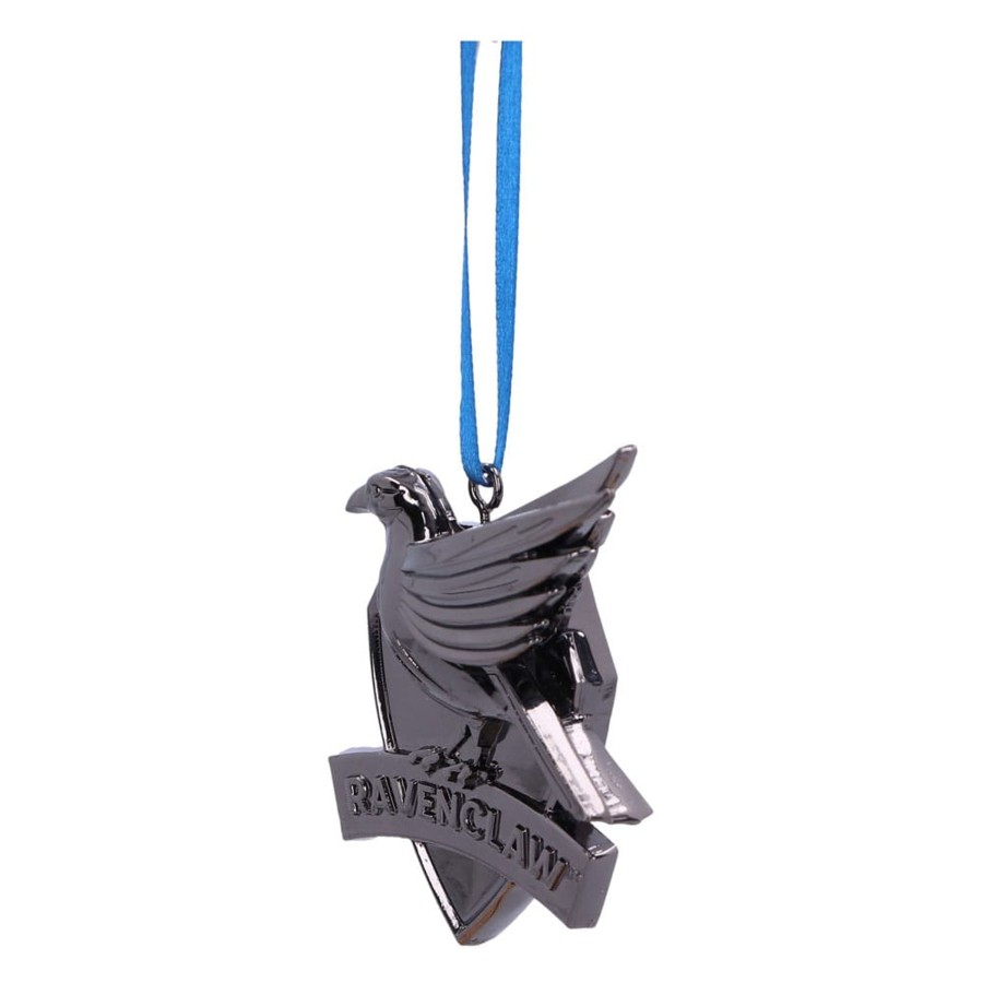 Decoratie Nemesis | Harry Potter - Ravenclaw Crest (Silver) - Hanging Ornament 7Cm