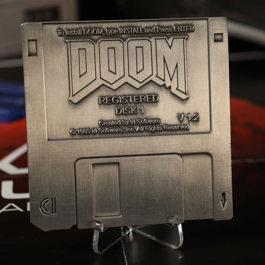 Decoratie Fanattik | Doom - Floppy Disc - Limited Edition Replica