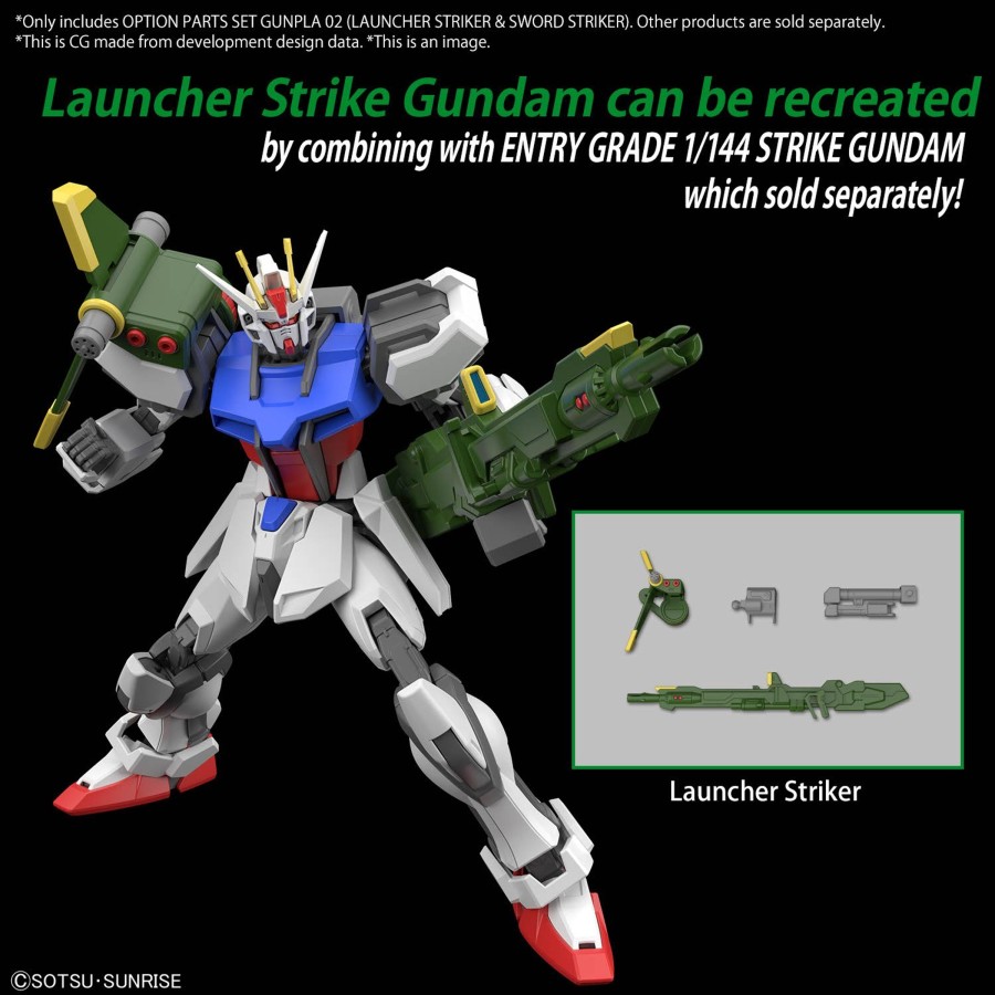 Figuren Bandai Model Kit | Gundam - Option Parts Set Gunpla 2 (Launcher/Sword Striker) -Model Kit