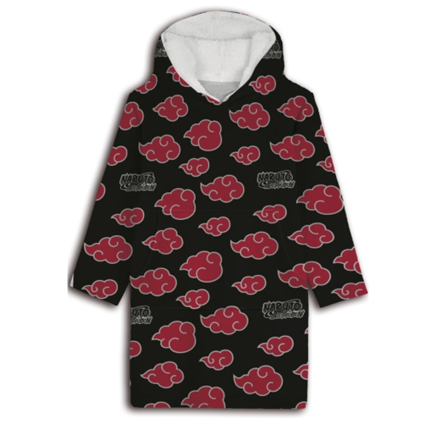 Kleding AyMax | Naruto - Akatsuki - Sweat Poncho Coral Fleece - Adult Size