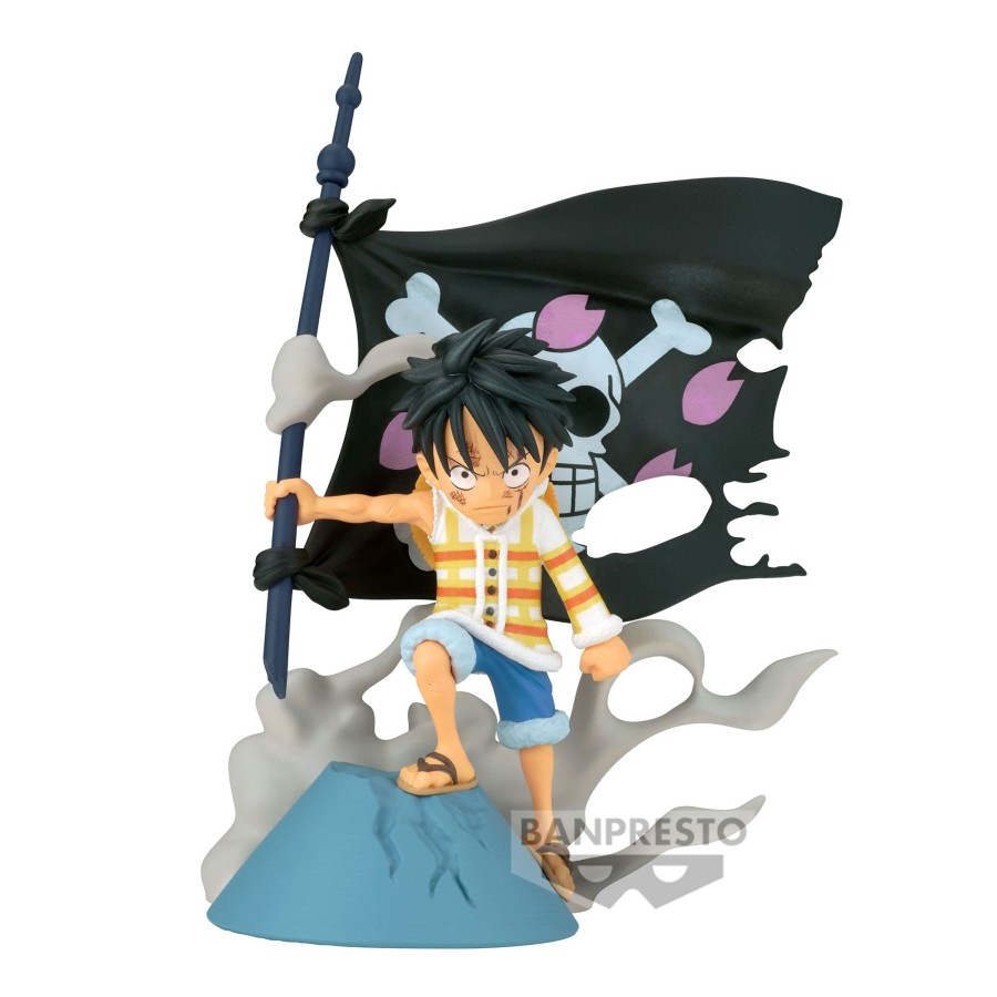 Figuren Banpresto | One Piece - Monkey D. Luffy - Figure Wcf-Log Stories 8Cm