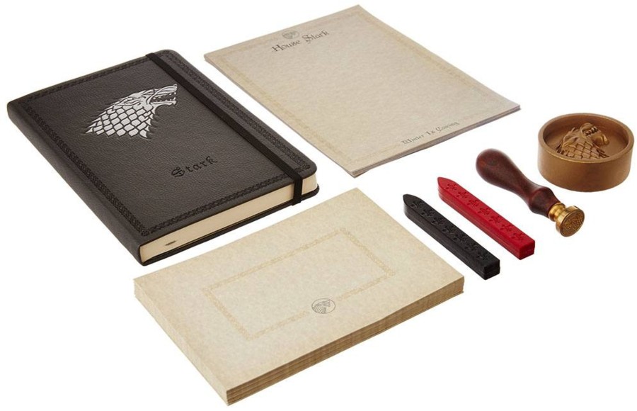 Kantoor ShopForGeek | Game Of Thrones - Deluxe Stationery Set - Stark