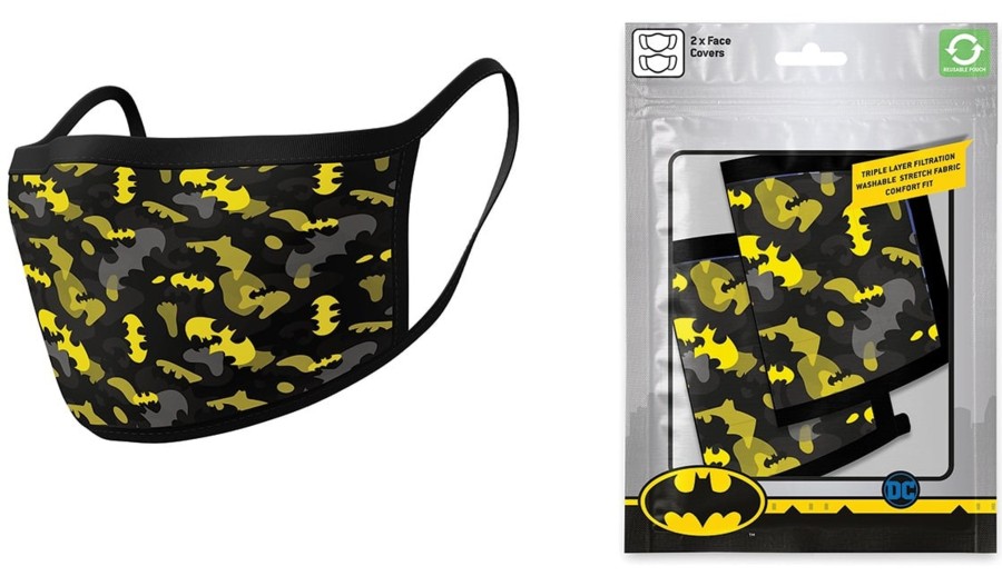 Accessoires Pyramid | Dc Comics - Batman Camo Yellow - Premium Face Covers Pack Of 2