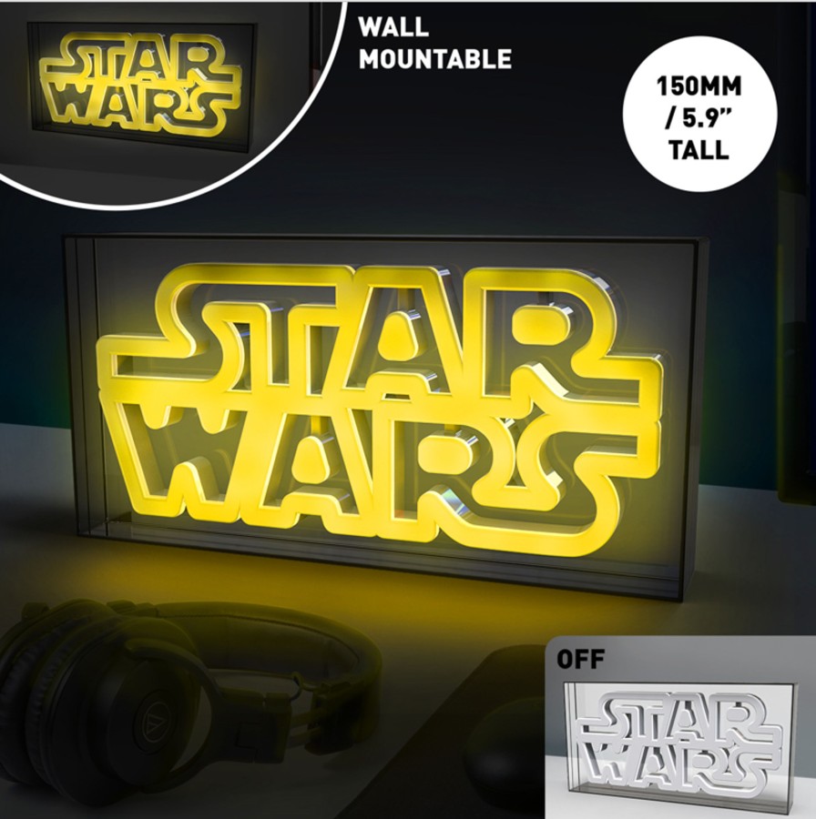 Kantoor Paladone | Star Wars - Logo - Led Neon Light 15.5X30.5Cm