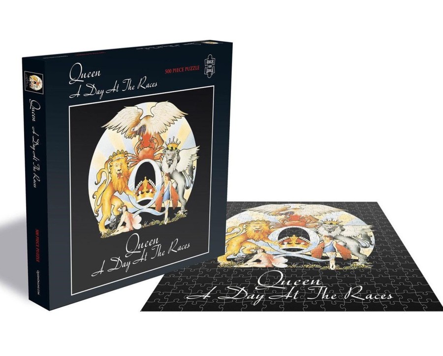 Spelletjes Rock Saws | Queen - A Day At The Races - Album Puzzle 500P 41X41Cm