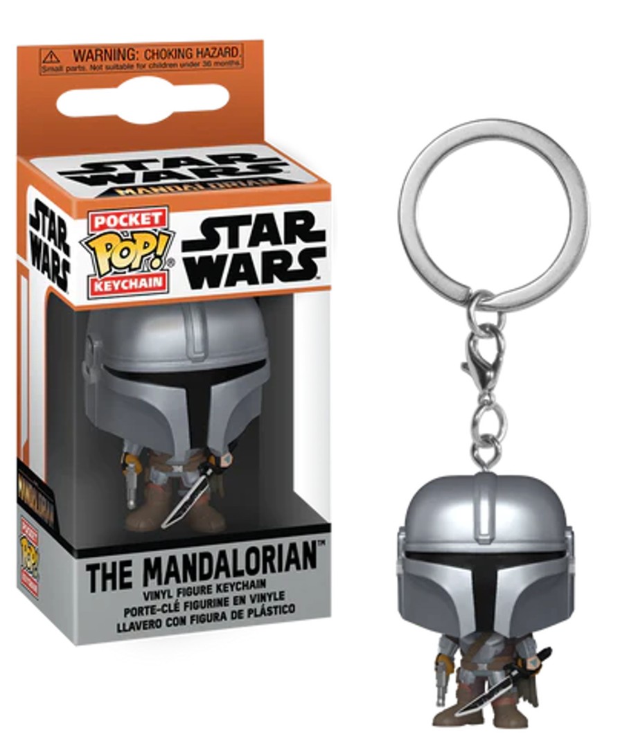 Accessoires Funko | The Mandalorian - Pocket Pop Keychains -The Mandalorian With Darksaber