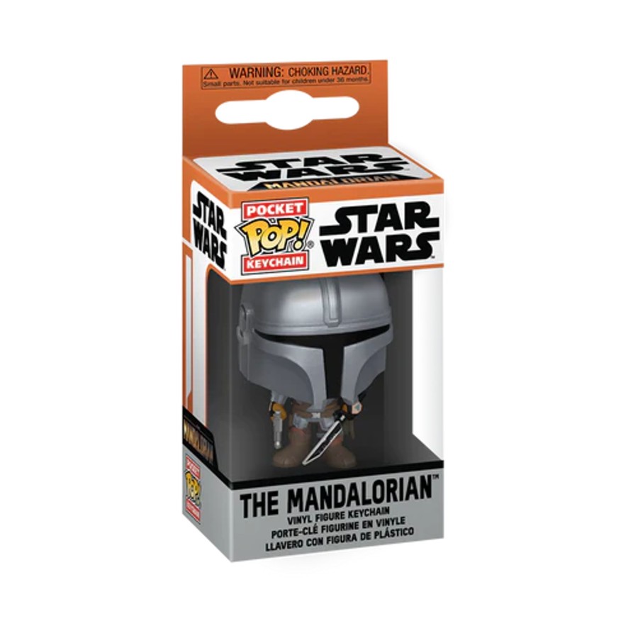 Accessoires Funko | The Mandalorian - Pocket Pop Keychains -The Mandalorian With Darksaber