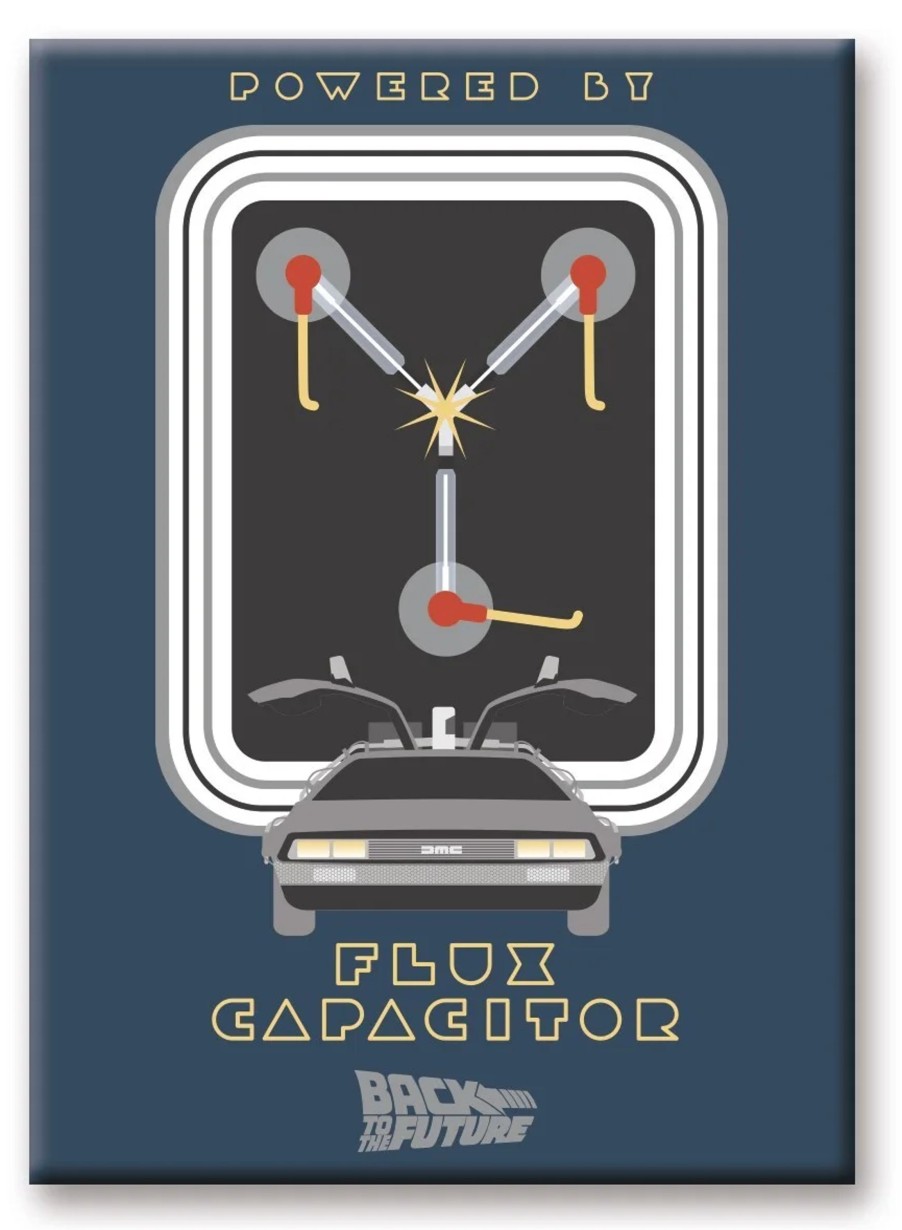 Keuken Aquarius | Back To The Future - Flux Capacitor - Magnet 6.3X8.9Cm