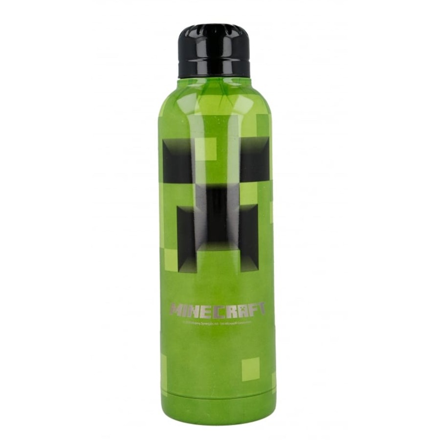 Keuken Stor | Minecraft - Stainless Steel Insulated Bottle - 515Ml