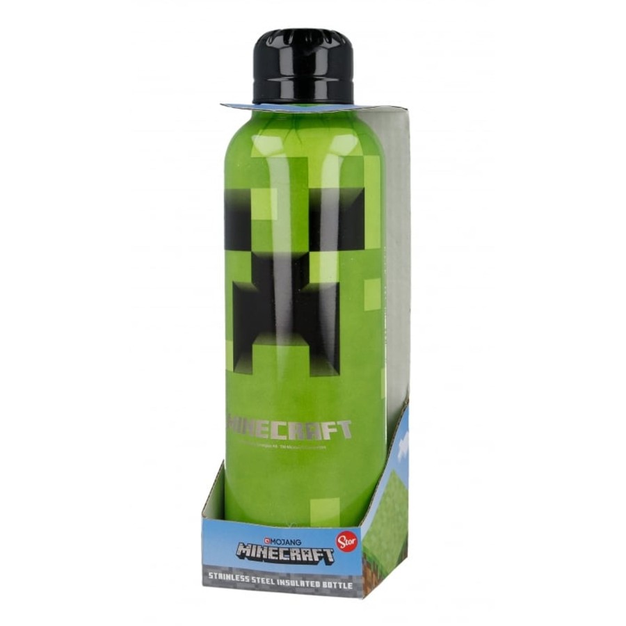 Keuken Stor | Minecraft - Stainless Steel Insulated Bottle - 515Ml