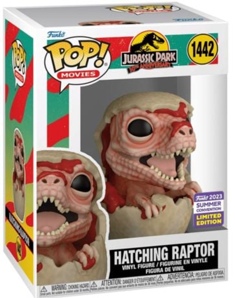 Figuren Funko | Jurassic Park - Pop N° 1442 - Hatching Raptor '2023 Summer Convention'