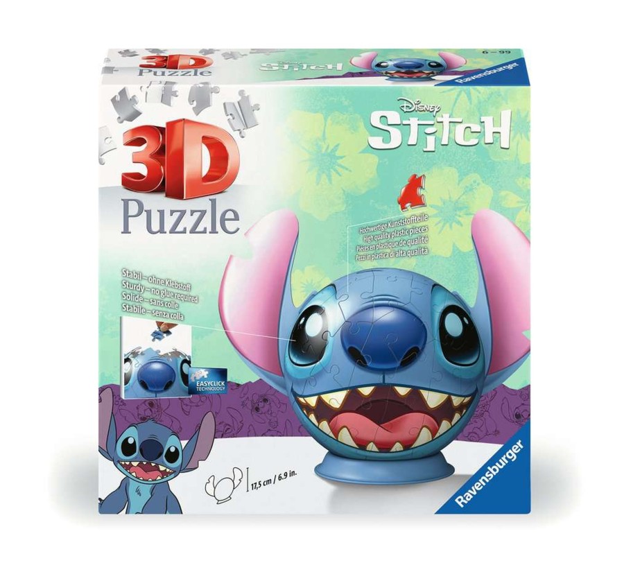 Spelletjes Ravensburger | Disney - Puzzle 3D - Stitch 77P