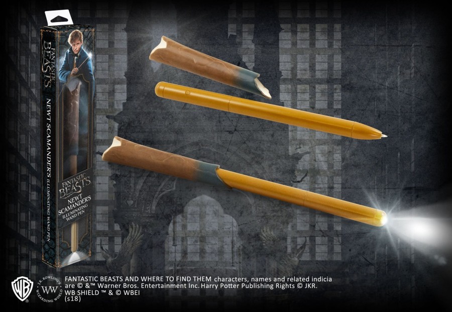 Kantoor Noble Collection | Fantastic Beasts - Newt Scamander Illuminating Wand Pen