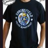 Kleding ABYstyle | Simpsons - T-Shirt Homme Navy Blue Police (S)