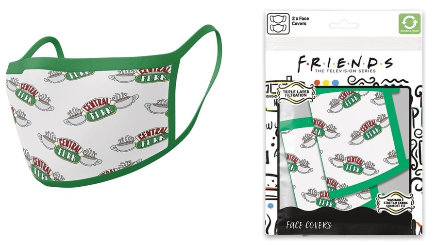 Accessoires Pyramid | Friends - Central Perk - Premium Face Covers Pack Of 2