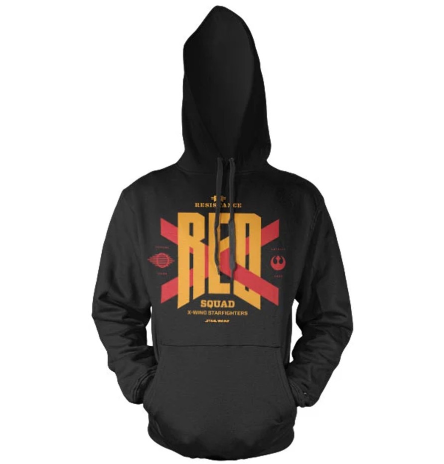 Kleding ShopForGeek | Star Wars 7 - Sweatshirt Red Squad Hoodies - Black (S)