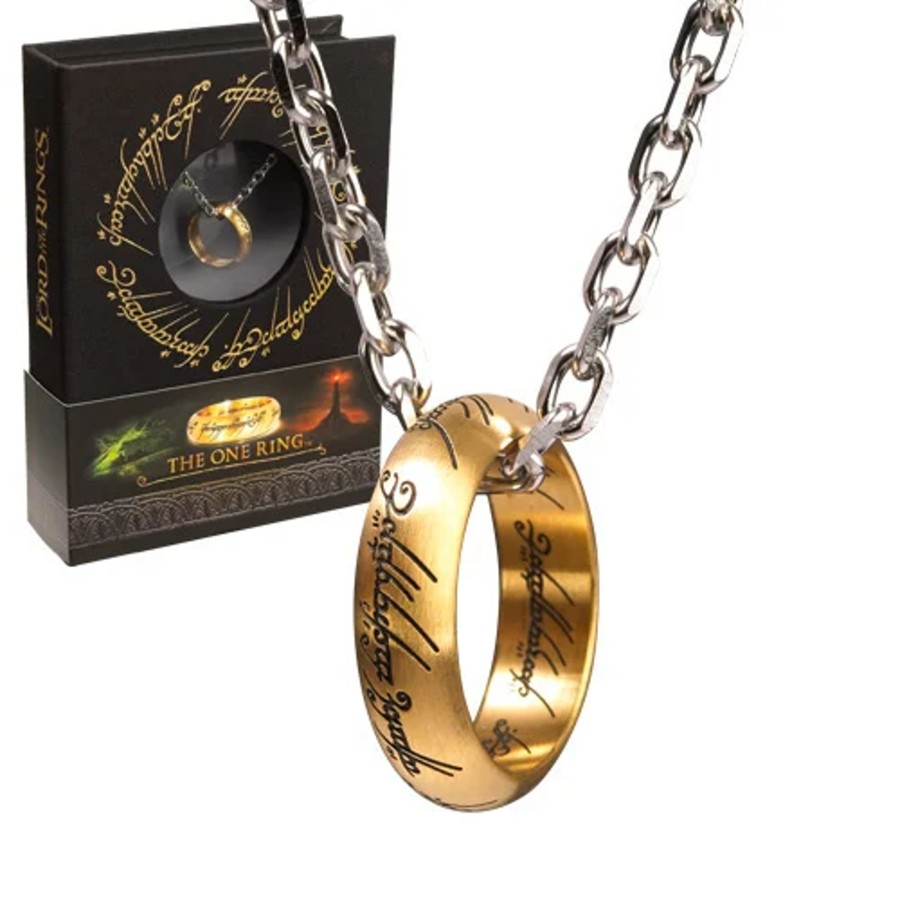 Accessoires Noble Collection | Lord Of The Rings - The One Ring - Stainless Steel On Chain