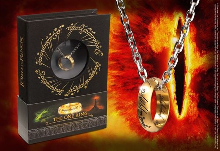 Accessoires Noble Collection | Lord Of The Rings - The One Ring - Stainless Steel On Chain