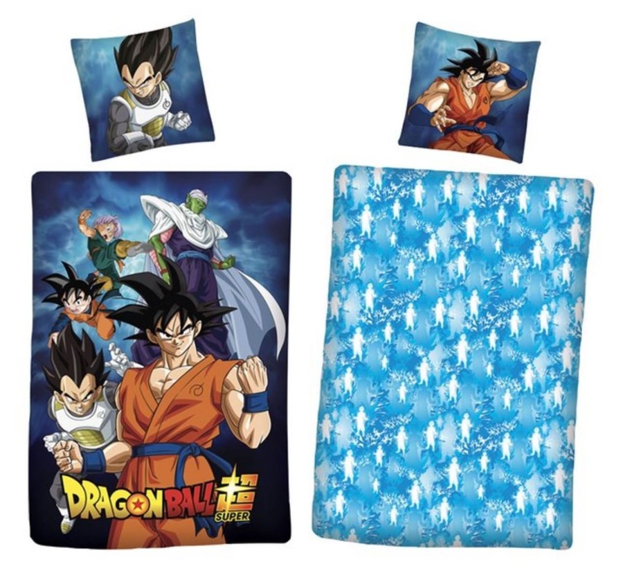 Decoratie AyMax | Dragon Ball - Duvet Cover 140X200Cm - Dragon Ball Super '100% Coton'