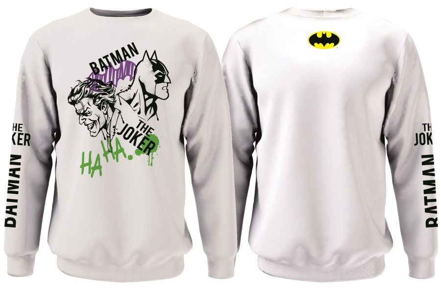 Kleding Cotton Division | Dc Comics - Batman & Joker - Unisex Sweatshirt (S)