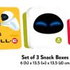 Keuken HMB | Disney - Wall-E - Set Of 3 Snack Boxes