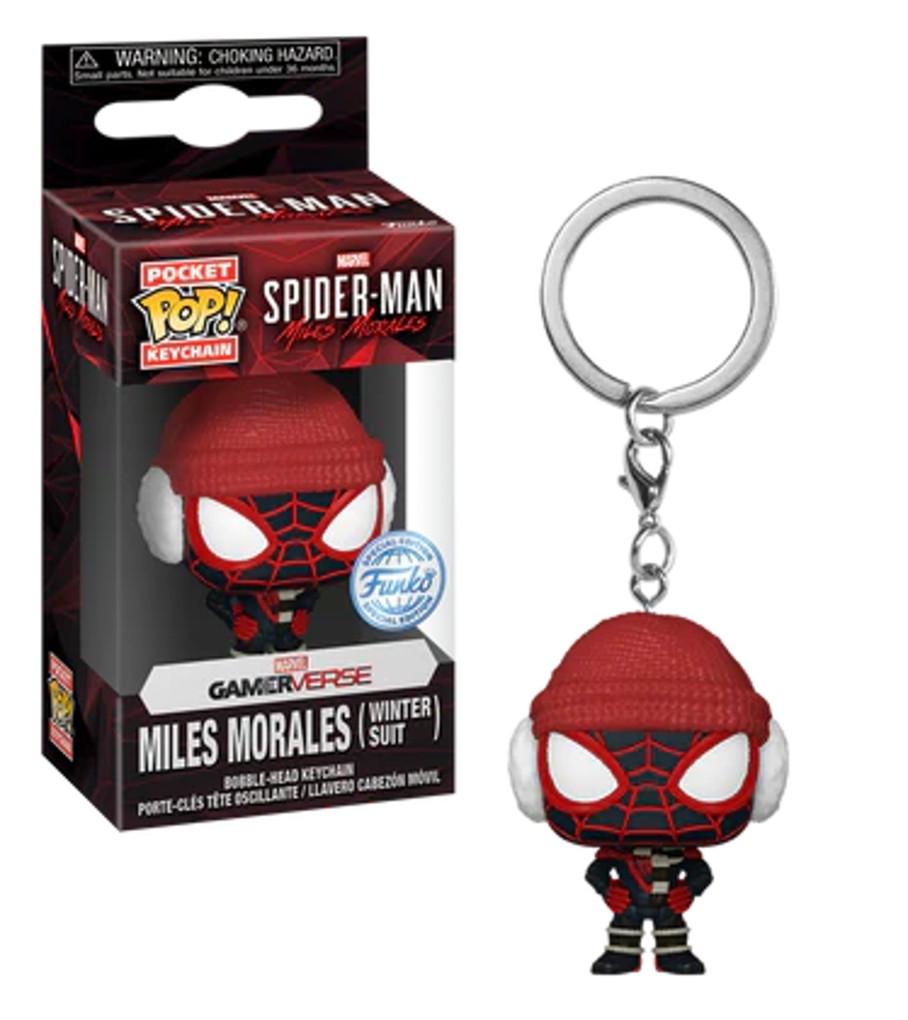 Accessoires Funko | Miles Morales - Pocket Pop Keychains - Miles Morales "Winter Suit"