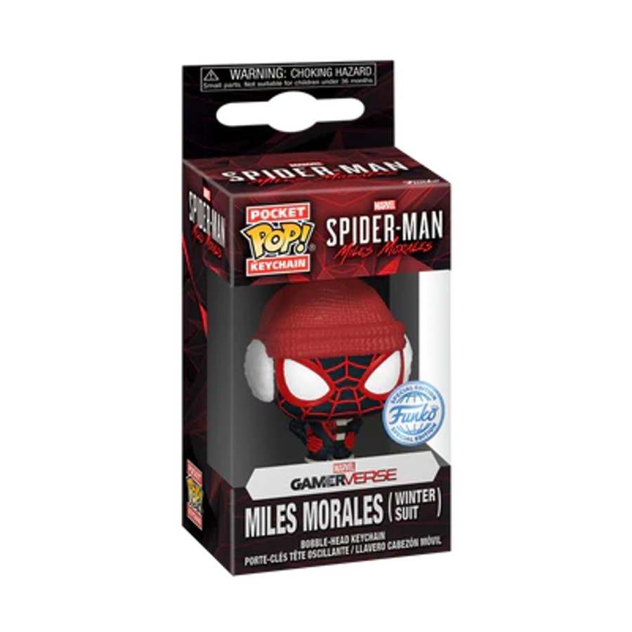 Accessoires Funko | Miles Morales - Pocket Pop Keychains - Miles Morales "Winter Suit"