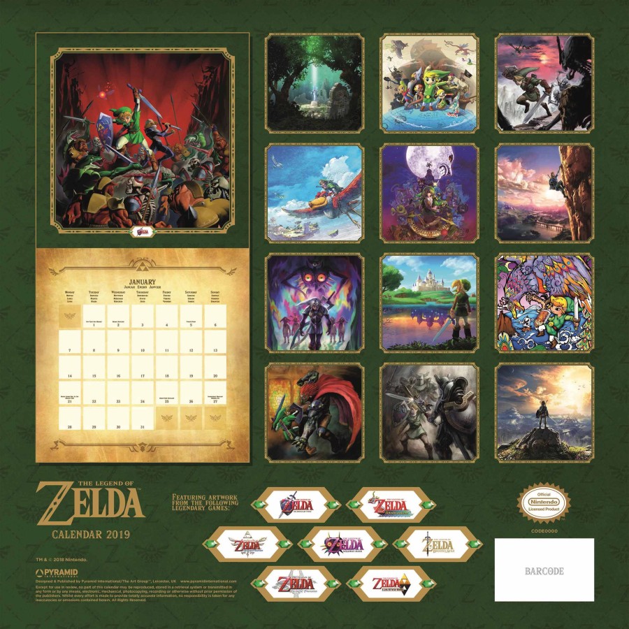 Kantoor Pyramid | Zelda - Calendar 2019