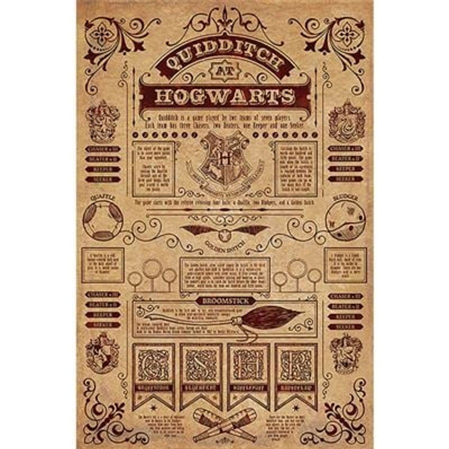 Decoratie Pyramid | Harry Potter - Quidditch At Hogwarts - Poster 61 X 91Cm