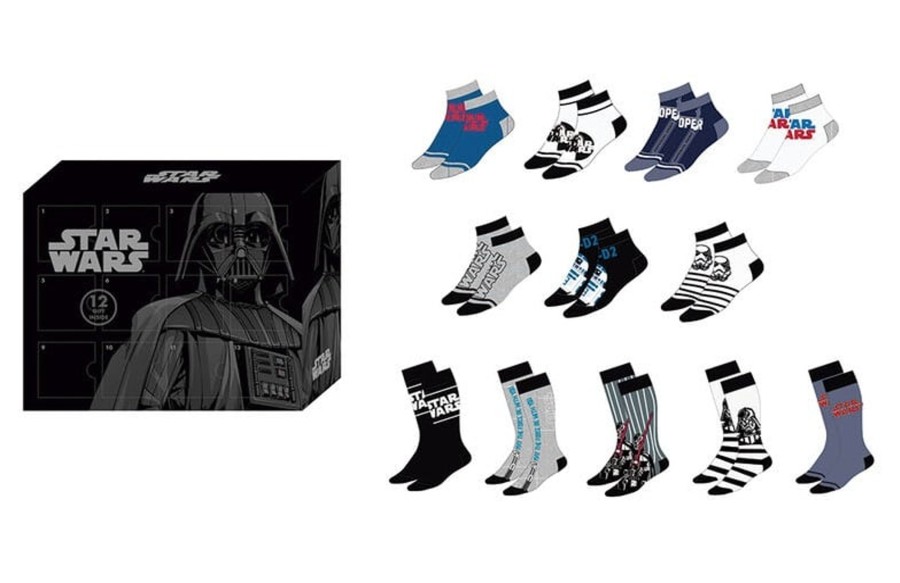 Kleding Cerda | Star Wars - Gift Box - 12 Pairs Of Socks (S 41-46)