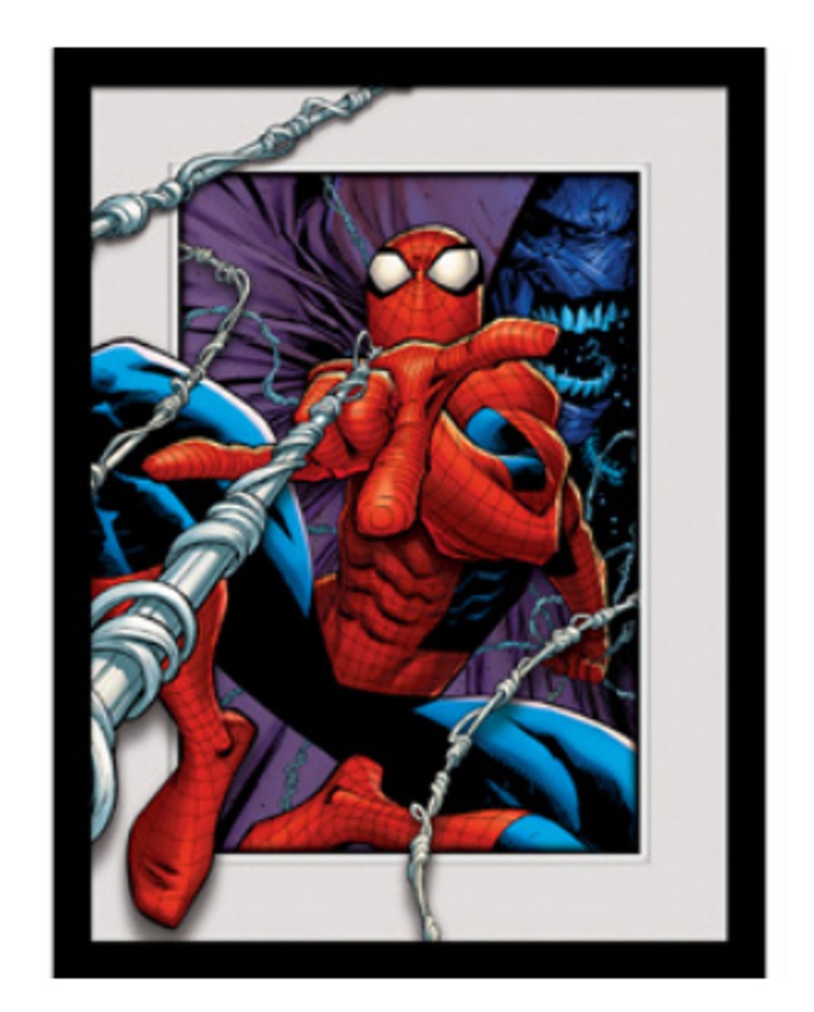 Decoratie Pyramid | Spider-Man - Swinging - Collector Print 30X40Cm