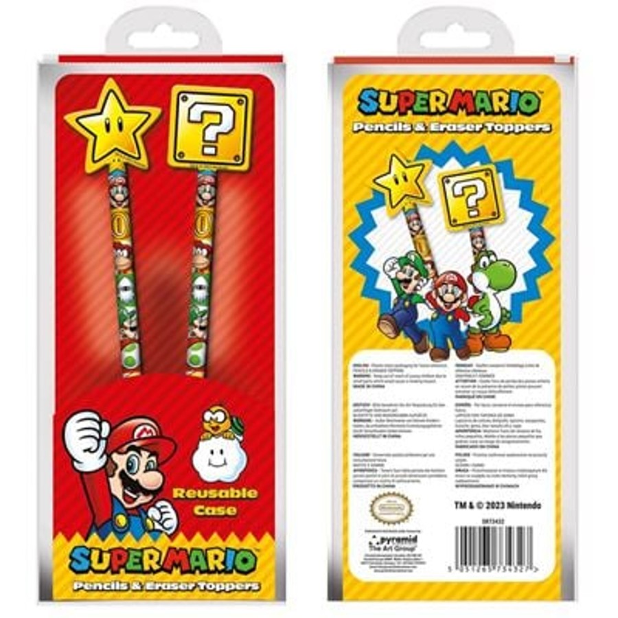 Kantoor Pyramid | Super Mario - Core - Pencil Topper 2Pk