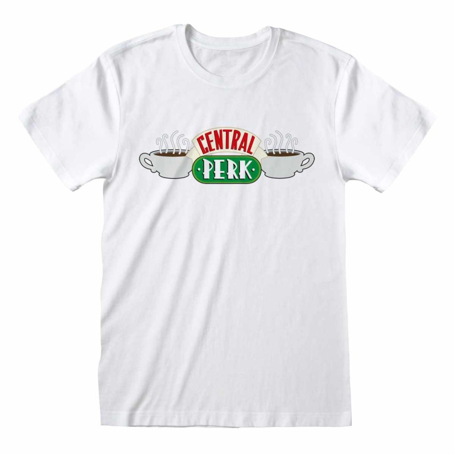 Kleding ShopForGeek | Friends - Central Perk "White" - Men T-Shirt (L)