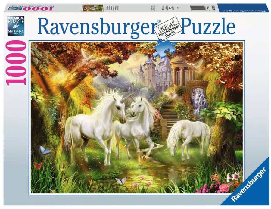 Spelletjes Ravensburger | Fantasia - Puzzle 1000P - Eenhoorns In De Herfst