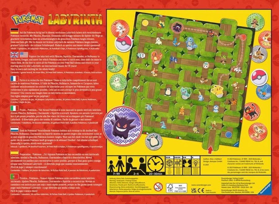 Spelletjes Ravensburger | Pokemon - Boardgame Labyrinth