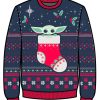 Kleding Cotton Division | The Mandalorian - Grogu - Men Christmas Sweaters (L)