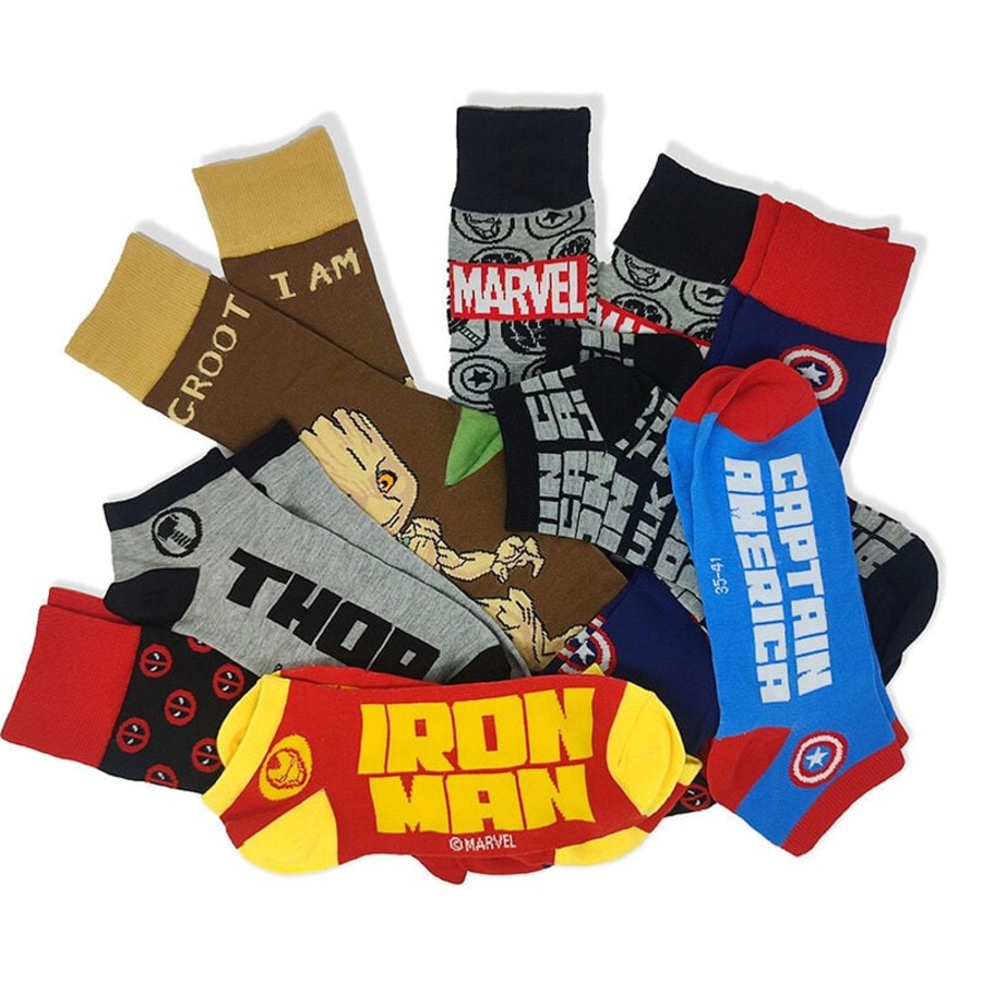 Kleding Cerda | Avengers - Gift Box - 12 Pairs Of Socks (S 41-46)