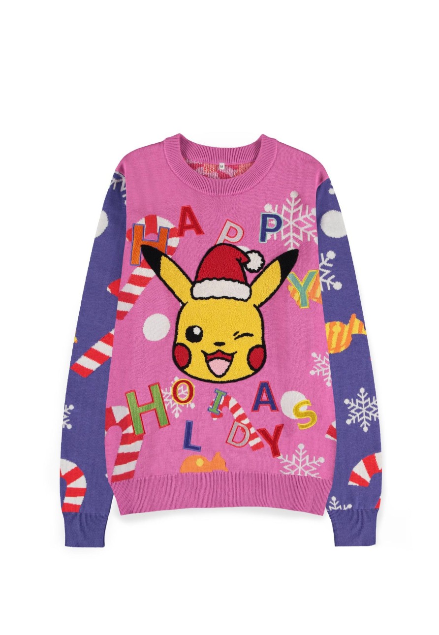 Kleding Difuzed | Pokemon - Holiday Pikachu - Patched Christmas Jumper (2Xl)