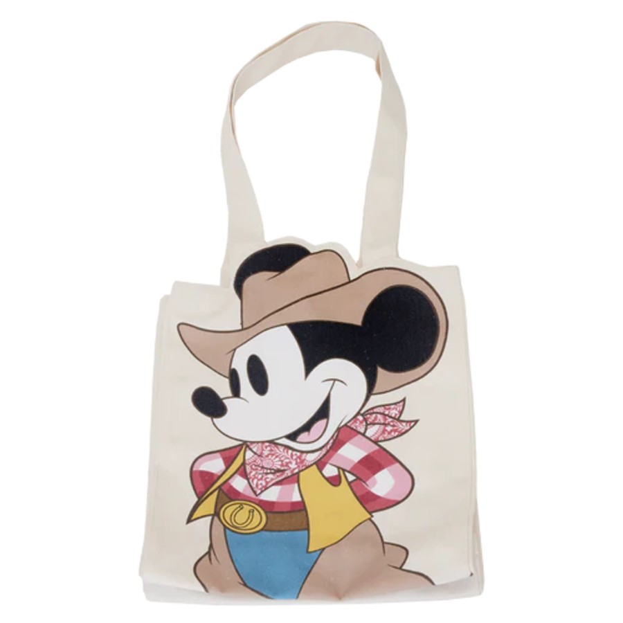 Accessoires Loungefly | Disney - Mickey Mouse "Western" - Canvas Tote Bag Loungefly