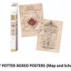 Decoratie Pyramid | Harry Potter - Map & School List - 2 Posters 52 X 38Cm Set