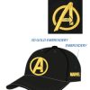 Accessoires ShopForGeek | Marvel - Avengers - Adult Black Cap 56Cm