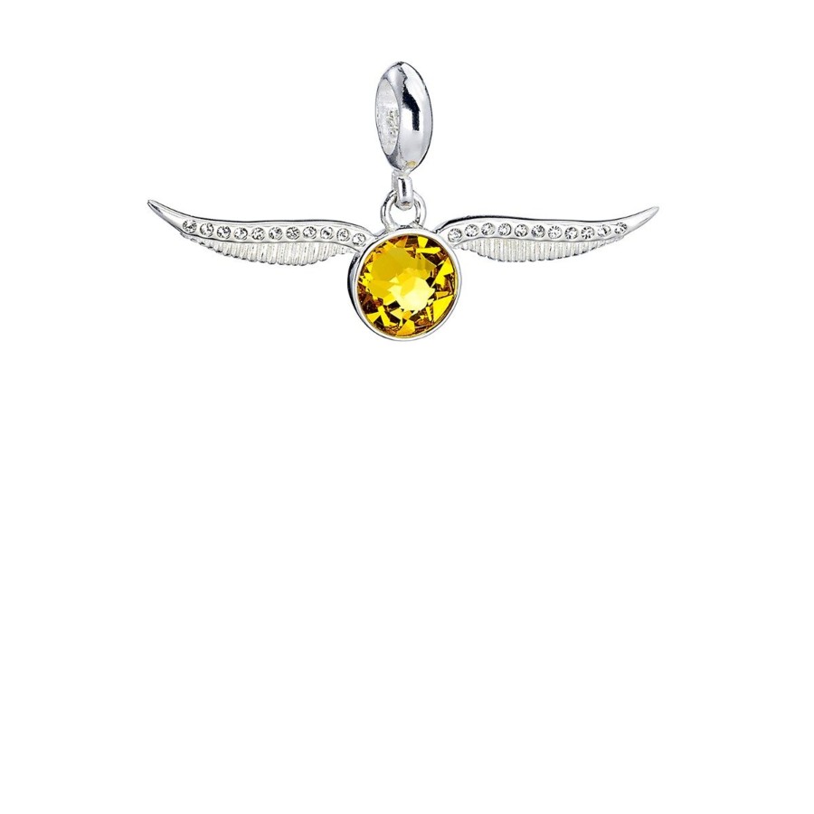 Accessoires Carat | Harry Potter - Golden Snitch - Crystals Slider Charm For Bracelet