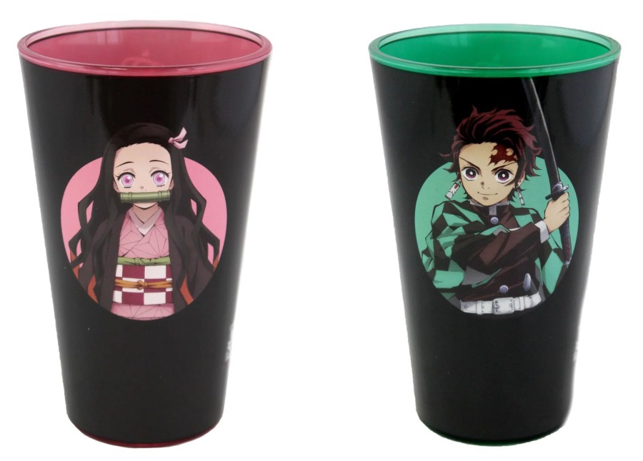 Keuken Just Funky | Demon Slayer - Tanjiro & Nezuko - 2 Xxl Pint Glass 473Ml