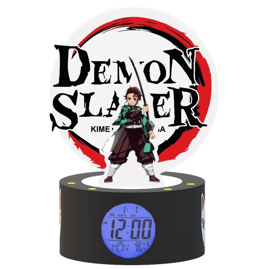 Kantoor Teknofun | Demon Slayer - Tanjiro - Reveil Lumineux Led - 20 Cm