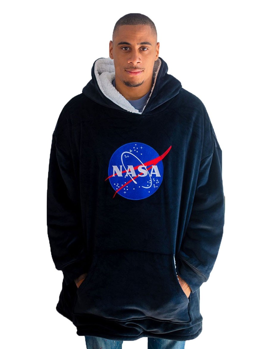 Kleding Cotton Division | Nasa - Logo - Sweat Plaid